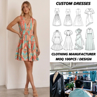 Fabricant de robes sur mesure pour femmes, usine de vêtements à marque privée pour petites entreprises, service d'échantillonnage de vêtements OEM, commande en gros