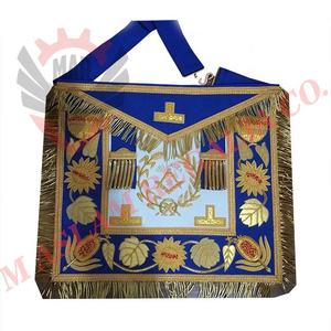 Delantal de Bordado a Mano de Grado Gran Maestro de la Gran Logia |   Delantal de Oficina Grandioso con Bordado Completo a Mano - Product Image 1