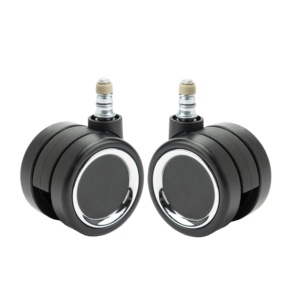 Promoção Rodízio Giratório de Poliuretano Preto para Móveis e Cadeiras, Material PU Macio, 3 Polegadas (<span class=keywords><strong>75mm</strong></span>) e 11*22mm - Product Image 3