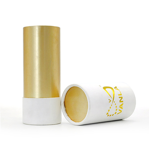 Tubo di Carta Personalizzato con Foglia d'Oro per Flaconi Contagocce 10ml 30ml, Confezione Cilindrica in Carta Kraft per Oli Essenziali, Profumi e Cosmetici - Product Image 3