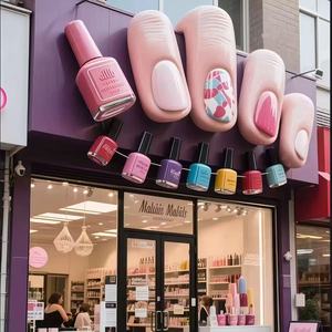 3D fiberglass sculpture for storefronts, trendy eyelash <b>extension</b> salons, <b>nail</b> salons, and creative commercial decorative items - Product Image 2
