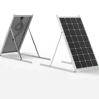 Corigy Montage solaire réglable Support solaire triangulaire portable Support de panneau solaire en aluminium