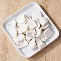 Chips de noix de coco lyophilisées, décoratives, prêtes à l'emploi pour la présentation de desserts et les projets de garniture culinaire