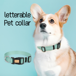 Colliers pour animaux de compagnie en nylon de luxe, durables, doux, de couleur unie, avec des rubans floraux classiques, bandanas réglables pour chiens, vente en gros - Product Image 5