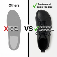 Bottes Chelsea minimalistes en cuir souple à bout large et talon plat pour hommes et femmes, personnalisables OEM ODM pour la ville et l'extérieur