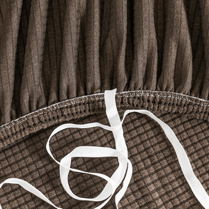 Bonne qualité marron daim spandex polyester imperméable doux canapé deux places extensible couvre - Product Image 6