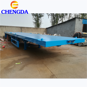 Chassis per <span class=keywords><strong>Container</strong></span> da 40 Piedi Usato, Rimorchio Piatto a Tre Assi, Semirimorchio Piatto a 3 Assi - Product Image 3