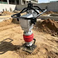 Pilon vibratoire électrique 220V monophasé, moteur 70kg, compacteur de sol pour usage intérieur