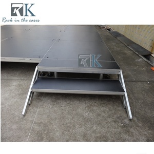 Plateforme de scène pour événements en plein air, plateforme antidérapante, aluminium, quatre pieds - Product Image 3