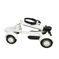 Scooter Eléctrico Plegable de 4 Ruedas para Golf, 2000W, Motor Dual, Batería de Litio de 48V 20Ah para Campo de Golf