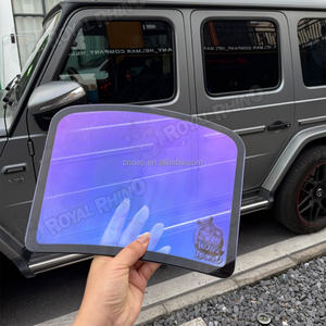 152cm * 30M 72% VLT 99% rejet UV <span class=keywords><strong>Royal</strong></span> violet Nano céramique <span class=keywords><strong>caméléon</strong></span> teinte Film voiture fenêtre teinte Film - Product Image 2