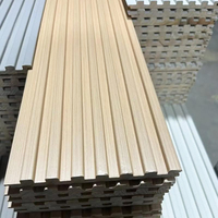 Panneaux muraux en WPC haute densité anti-décoloration, insonorisés, faciles à installer pour la décoration murale commerciale et domestique