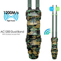 WAVLINK AC1200 Extérieur : Répéteur Wi-Fi longue portée double bande et Point d'accès extérieur