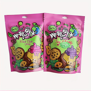 Kalee Custom Print Mylar Bag 1g 3.5g Child Proof Child Resistant Smell Proof Soft Touch Cali Pack Plastic Mylar Bags Pouch - Product Image 5