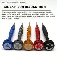 Destornillador de Precisión Magnético de Aleación de Aluminio S2 Multiusos para Reparación de Teléfonos Móviles, Teclados, Cámaras y Drones
