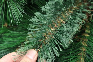 210cm 7FT <span class=keywords><strong>Arbre</strong></span> de Noël Artificiel Automatique Pin Aiguille Fleur Conception Comprend Support En Métal pour Festival <span class=keywords><strong>D</strong></span>écorations De Fête - Product Image 6