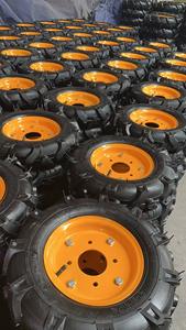 5,00-12 Ruedas de goma <span class=keywords><strong>para</strong></span> tractor pequeño, neumático de montaje con tubo equipado con llanta de acero, uso de disco de rueda <span class=keywords><strong>para</strong></span> tractores que caminan - Product Image 4