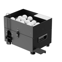 Machine à balles de golf en métal robuste, à commande au pied, capacité de 50 balles, distributeur automatique de balles de golf, simulateur de driving range