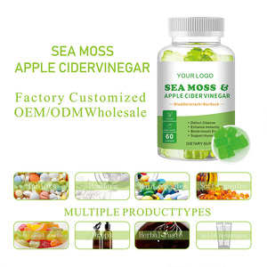 OEM/ODM Zeealg & Appelazijn Gummies met Bladderwrack + Grote Kliswortel voor Volwassenen - 60 stuks Energie Ondersteuning - Product Image 2