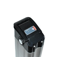Batterie au lithium Silverfish pour vélo électrique 48V 12.8AH, installation sur tube diagonal, batteries amovibles avec chargeur 2A
