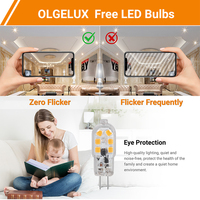 Ampoules à économie d'énergie cc/ca 12v, fabricants chinois, 1.5w, 1.8w, 2w, G4, avec 2 ans de garantie, ampoule LED