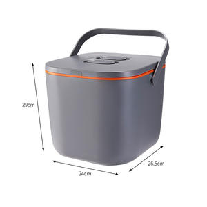 Seau de riz de cuisine en plastique de grande capacité de 10l avec poignée pour céréales - Product Image 6