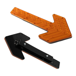 <span class=keywords><strong>Seguridad</strong></span> Amarillo 66,5 cm LED Flecha Luz Larga Distancia Visual Resistencia al envejecimiento Producto de advertencia de tráfico - Product Image 6