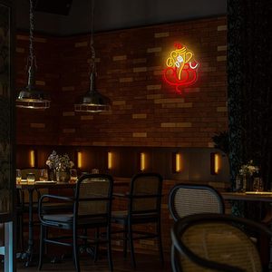 ป้ายไฟ LED รูปตะเกียงน้ำมันสำหรับเทศกาลดิวาลีแห่งความ<span class=keywords><strong>สุข</strong></span>สัญลักษณ์ช้างศาสนาฮินดู - Product Image 3