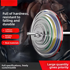 Disques de musculation personnalisés OEM pour la compétition, disques de gym en fonte d'acier, ensembles de plaques de levage de <span class=keywords><strong>poids</strong></span> en <span class=keywords><strong>KG</strong></span> pour la musculation - Product Image 4