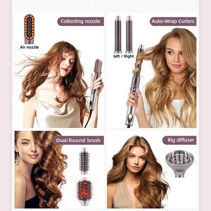 Styler multifonction 5 en 1 de 1500 W avec technologie infrarouge et 6 accessoires professionnels, brosse sèche-<span class=keywords><strong>cheveux</strong></span> haute vitesse - Product Image 6