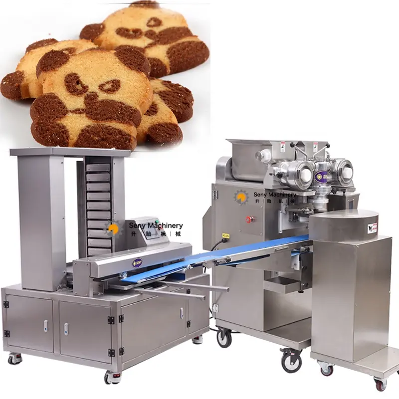 上海セニー商業パンダクッキー304ステンレス鋼製造クッキーを含むインドの生産ラインマシン