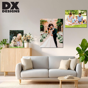 DX Designs Stampe su Tela Personalizzate, Trasforma la Tua Foto in Arte Murale, Tela Avvolta Personalizzata <span class=keywords><strong>per</strong></span> Foto di Matrimoni, Famiglia, Animali Domestici, Decorazione Casa - Product Image 6