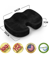 Coussin de siège orthopédique de haute qualité Coccyx coussins de siège en Gel de refroidissement mousse à mémoire coussin de siège ergonomique anti-pression