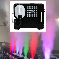 Machine à fumée professionnelle 1800W avec télécommande DMX, éclairage LED et fonction de projection pour scène, DJ, discothèque, mariage, fête, boîte de nuit