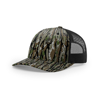 Gorra de malla con bordado personalizado 112PFP, gorra Richardson 112 de 5 paneles con estampado de camuflaje para hombre