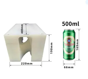 Custom CNC Machining White Nylon UHMWPE Automatic Bottle Turner Brewery Can Conveyor Line Straight Type Can Tipper