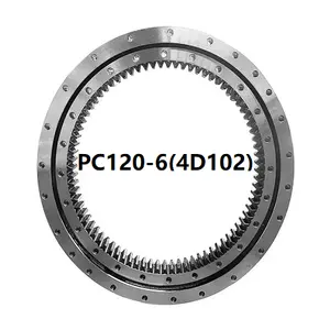 Low Price Excavator Parts PC120-6 4D102 Turntable Bearing For Welding Robot For Construction Machine