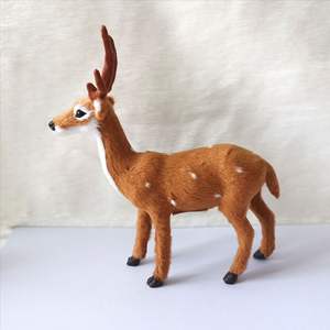 Linda simulada <span class=keywords><strong>Sika</strong></span> Deer Set <span class=keywords><strong>3</strong></span> combinación lindo <span class=keywords><strong>Sika</strong></span> Deer colgante escritorio ventana pantalla Regalo De vacaciones decoración de Navidad - Product Image 5