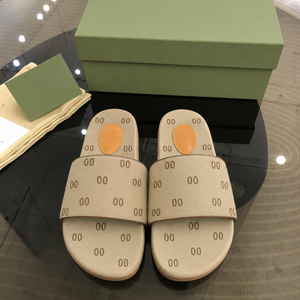 Sandalias Planas de Lujo de Diseñador para Hombre y Mujer, Sandalias de Playa para Exteriores, Zapatillas de Estilo Casual para Caminar - Product Image 1