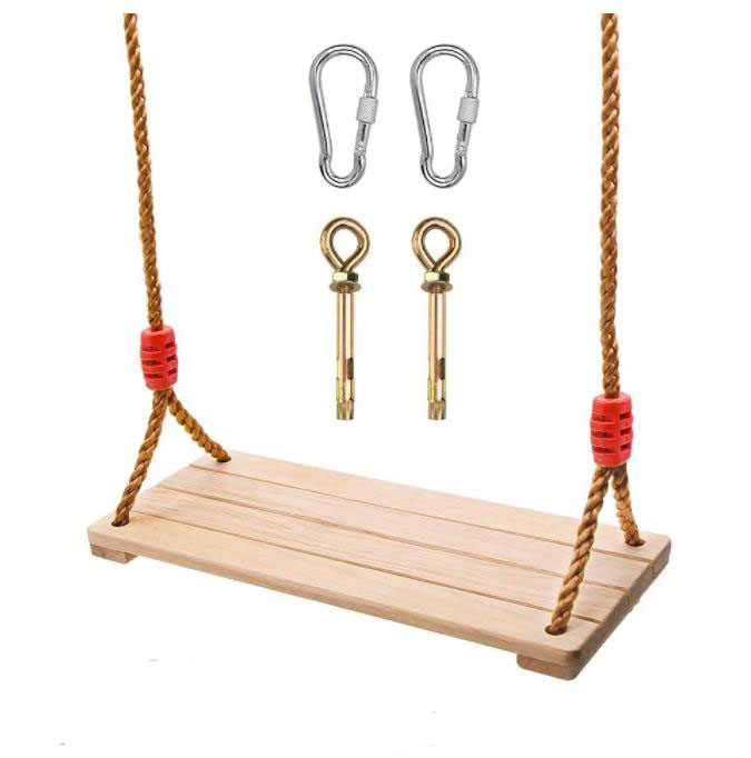 Лидер продаж, деревянные качели для детей, комплекты аксессуаров, качели для заднего двора