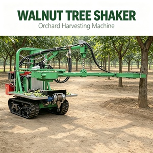 Secoueur de fruits de type chargeur avec guidage vidéo à distance pour une cueillette efficace des pommes, des poires et des arbres fruitiers à noix - Product Image 5
