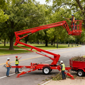 12-40M <b>Hydraulic</b> Diesel Electric Boom <b>Lift</b> Mobile Arm Articulated <b>Man</b> Work Platform Curved Self Propelled Telescopic Boom <b>Lift</b> - Product Image 5