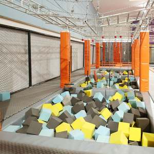 Terrain de jeu intérieur personnalisé et <span class=keywords><strong>Trampoline</strong></span> élastique à prix d'usine Super bon marché - Product Image 2