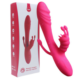 Juguetes sexuales para mujeres, Consolador <span class=keywords><strong>Vibrador</strong></span> de conejo para lamer y vibrar - Product Image 1