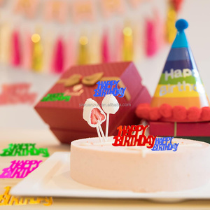 Confeti de fiesta de Feliz Cumpleaños de plástico de colores mezclados para decoraciones de fiestas de cumpleaños lentejuelas de cumpleaños - Product Image 6