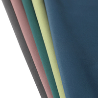 Couleurs vives double face haute élasticité sueur respirant texture douce adaptée aux vêtements de yoga Tissu tricoté