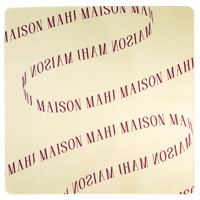 Tapis de table Mahjong rayé marron Maison Mahj, tapis antidérapant et insonorisant de qualité supérieure pour les soirées à thème et les soirées jeux