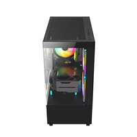 2024 verre Micro ATX Mini ITX Cube boîtier PC personnalisé MATX boîtier d'ordinateur de jeu Support 120 mm CPU refroidisseur d'eau armoire d'ordinateur