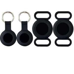 Thông minh chống mất thẻ không khí chủ 10m Kiểm soát khoảng cách Tracker PU da Keychain vòng bảo vệ vòng chìa khóa thuận tiện từ xa - Product Image 6