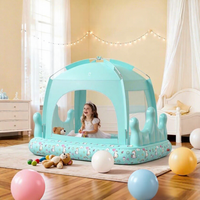 Lit-tente gonflable personnalisé en tissu Oxford PVC pour tout-petits, avec coussin d'air, 176 cm, intérieur/extérieur, vente en gros directe usine